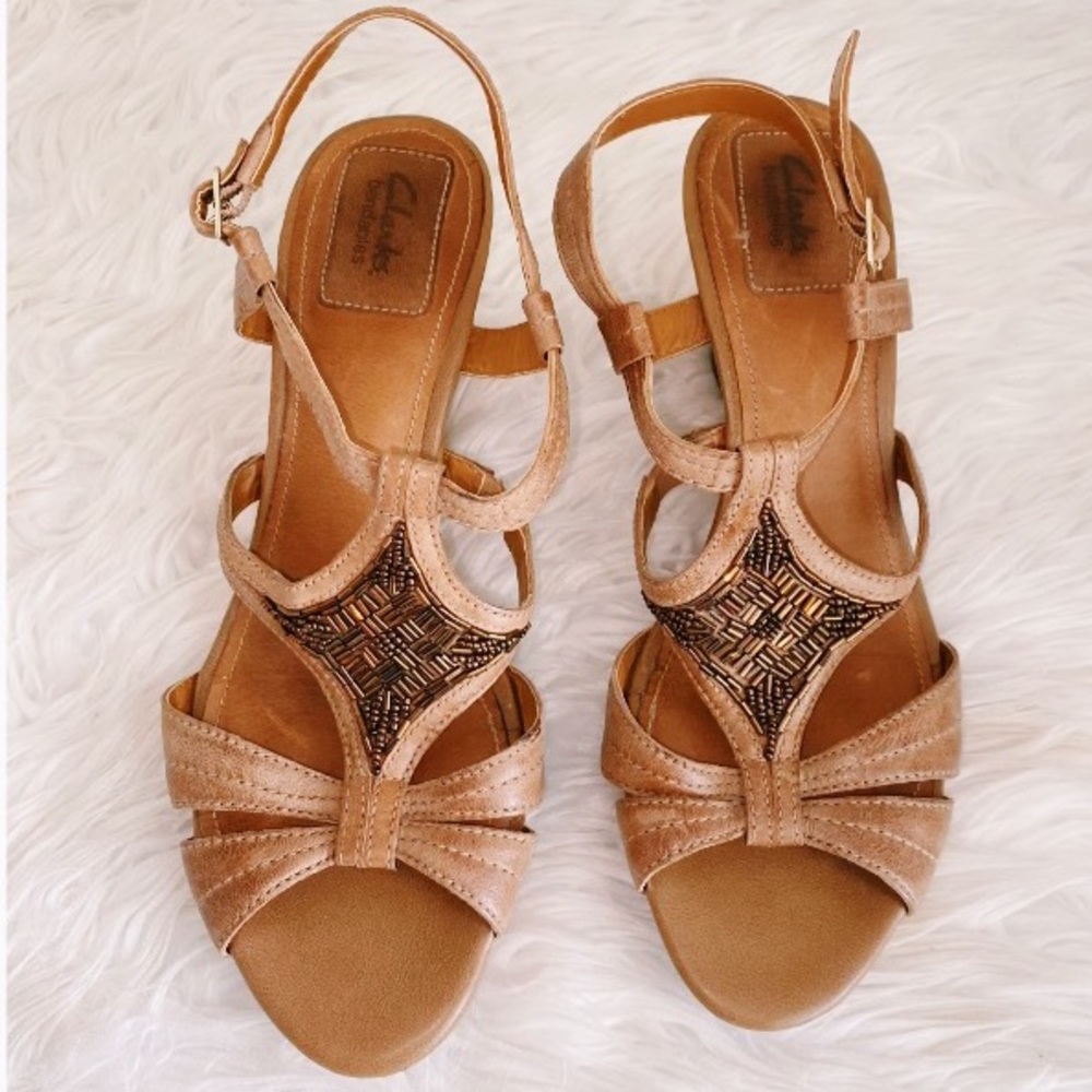 Clark's sandal wedge